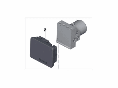 2018 BMW X3 ABS Control Module - 34516895893