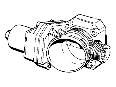 1995 BMW 750iL Throttle Body - 13541435709