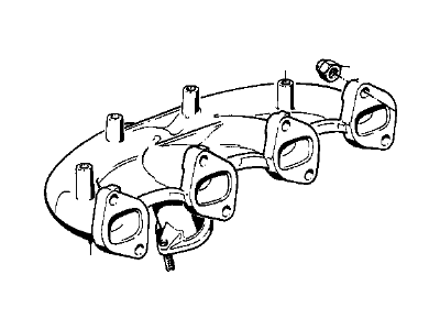 BMW 320i Exhaust Manifold - 11751267955