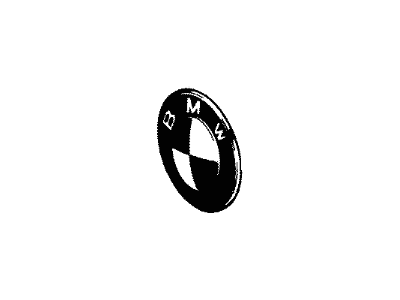 BMW 51145076734 Logo Emblem