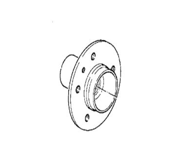 1996 BMW 318ti Wheel Hub - 33411095768