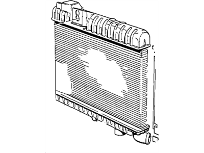 1987 BMW 325e Radiator - 17111176900