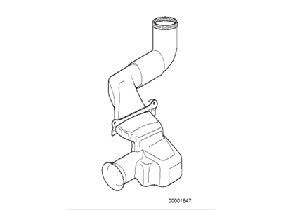 BMW 12311742186 Air Channel