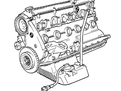 BMW 11009059267 Set Mounting Parts Short Engine
