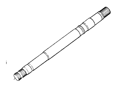 BMW 535i Intermediate Shaft - 32311160060