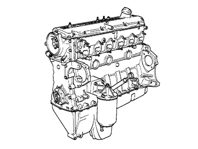 BMW 11009059197 Set Mounting Parts Short Engine