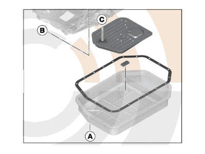 BMW 740i Automatic Transmission Filter - 24152333911