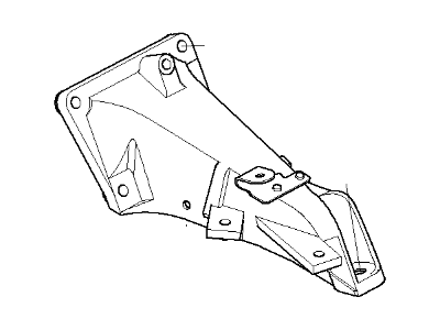 BMW Z4 M Engine Mount Bracket - 22112229898