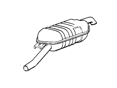 BMW 740i Exhaust Pipe - 18121742962