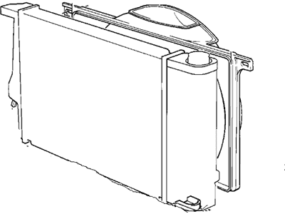 BMW Fan Shroud - 17111712686