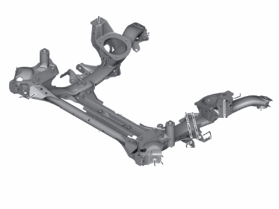 2016 BMW 435i xDrive Front Cross-Member - 31116866221