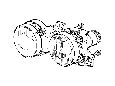 1985 BMW 635CSi Headlight - 63121385812