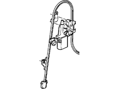 1986 BMW 325e Window Regulator - 51331906965