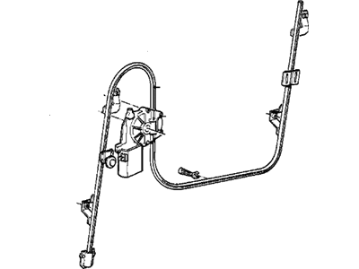 1989 BMW 325ix Window Regulator - 51351911385