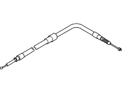 BMW 650i Parking Brake Cable - 34406770604