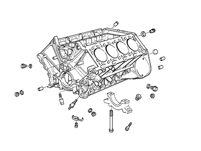 BMW 11118025811 ENGINE BLOCK