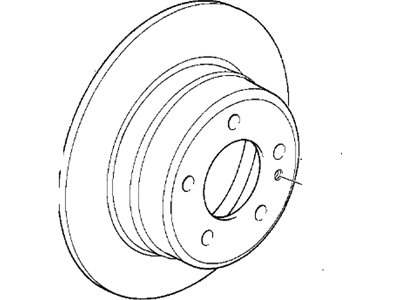 1989 BMW M3 Brake Disc - 34212225507