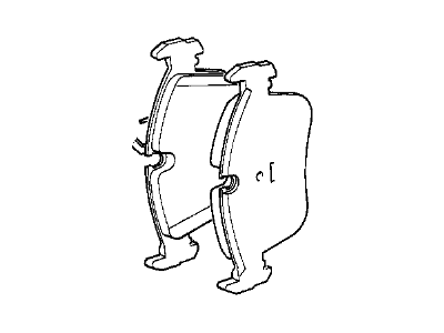 1995 BMW 850CSi Brake Pads - 34111160296