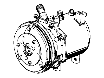 1995 BMW 540i A/C Compressor - 64528390743