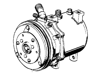 1986 BMW 528e A/C Compressor - 64528363550