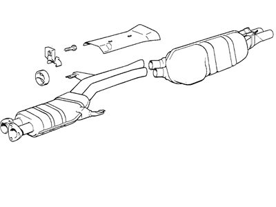 BMW 18121178263 Exhaust System