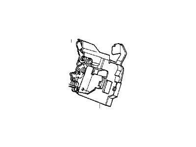 1990 BMW 735iL Door Latch Assembly - 51221908741