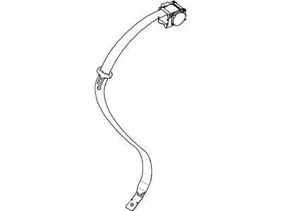 2006 BMW 750Li Seat Belt - 72117037847