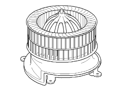 BMW Alpina B7 Blower Motor - 64116913401