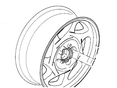 BMW 850Ci Alloy Wheels - 36111180197