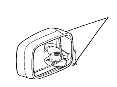 BMW 51168137367 Electric.Exterior Heatable Mirror Left