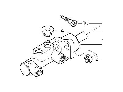 BMW 323Ci Brake Master Cylinder - 34311165582