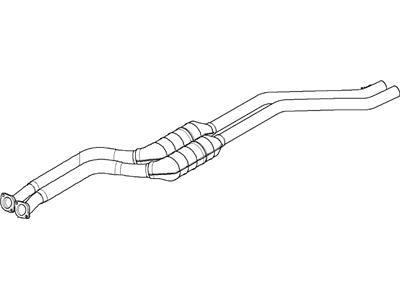 BMW 18107503767 Front Silencer