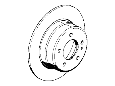 1990 BMW 735iL Brake Disc - 34211165257