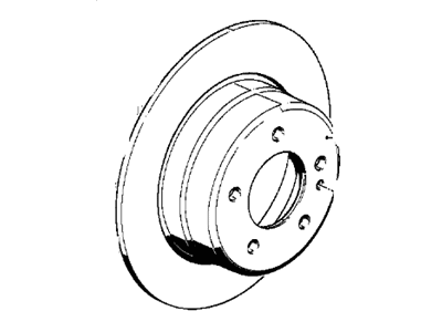 1988 BMW 325i Brake Disc - 34216755408