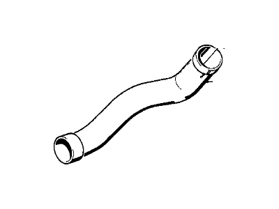 1986 BMW 524td Cooling Hose - 11531287182