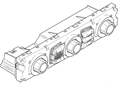 BMW M6 A/C Switch - 64116988504