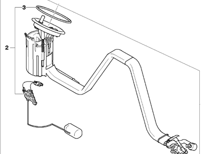 2006 BMW M6 Fuel Pump - 16117373524