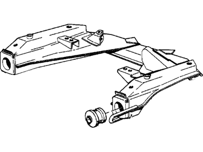 1976 BMW 530i Front Cross-Member - 31111112842