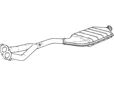 1991 BMW 318is Catalytic Converter - 18301723758