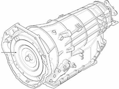 2001 BMW 540i Transmission Assembly - 24001422477