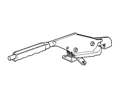 BMW 34412260960 Wooden Handbrake Lever, Nussbaum