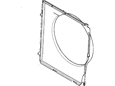 BMW X5 Fan Shroud - 17111439108