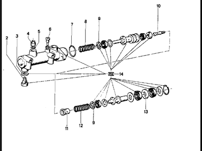 1976 BMW 3.0Si Master Cylinder Repair Kit - 34311103743