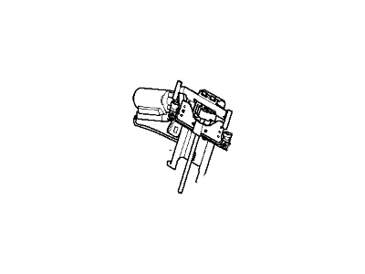 1997 BMW 540i Seat Motor - 52108158581