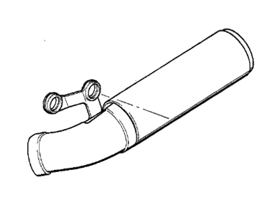 BMW 18129062825 Rear Muffler