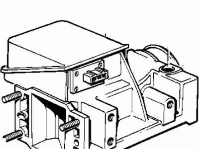 1985 BMW 325e Mass Air Flow Sensor - 13627547978