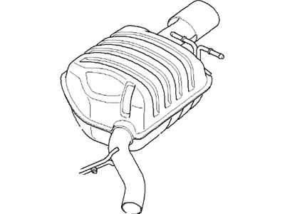 BMW 18307560802 Rear Muffler Right