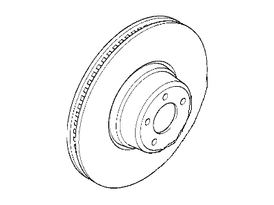 BMW Alpina V8 Roadster Brake Disc - 34216751194