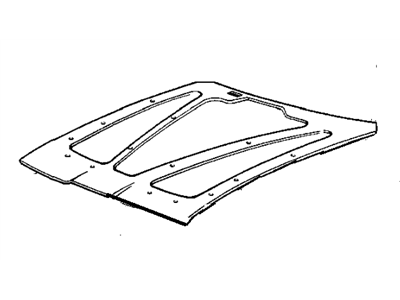 BMW 51488117668 Sound Insulating Engine Hood