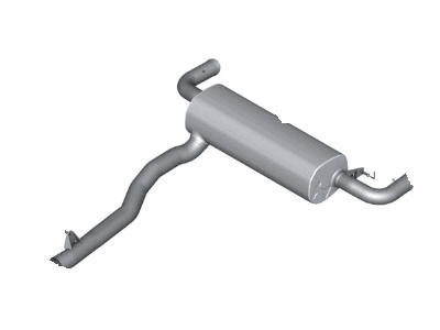 BMW 18308588100 REAR MUFFLER